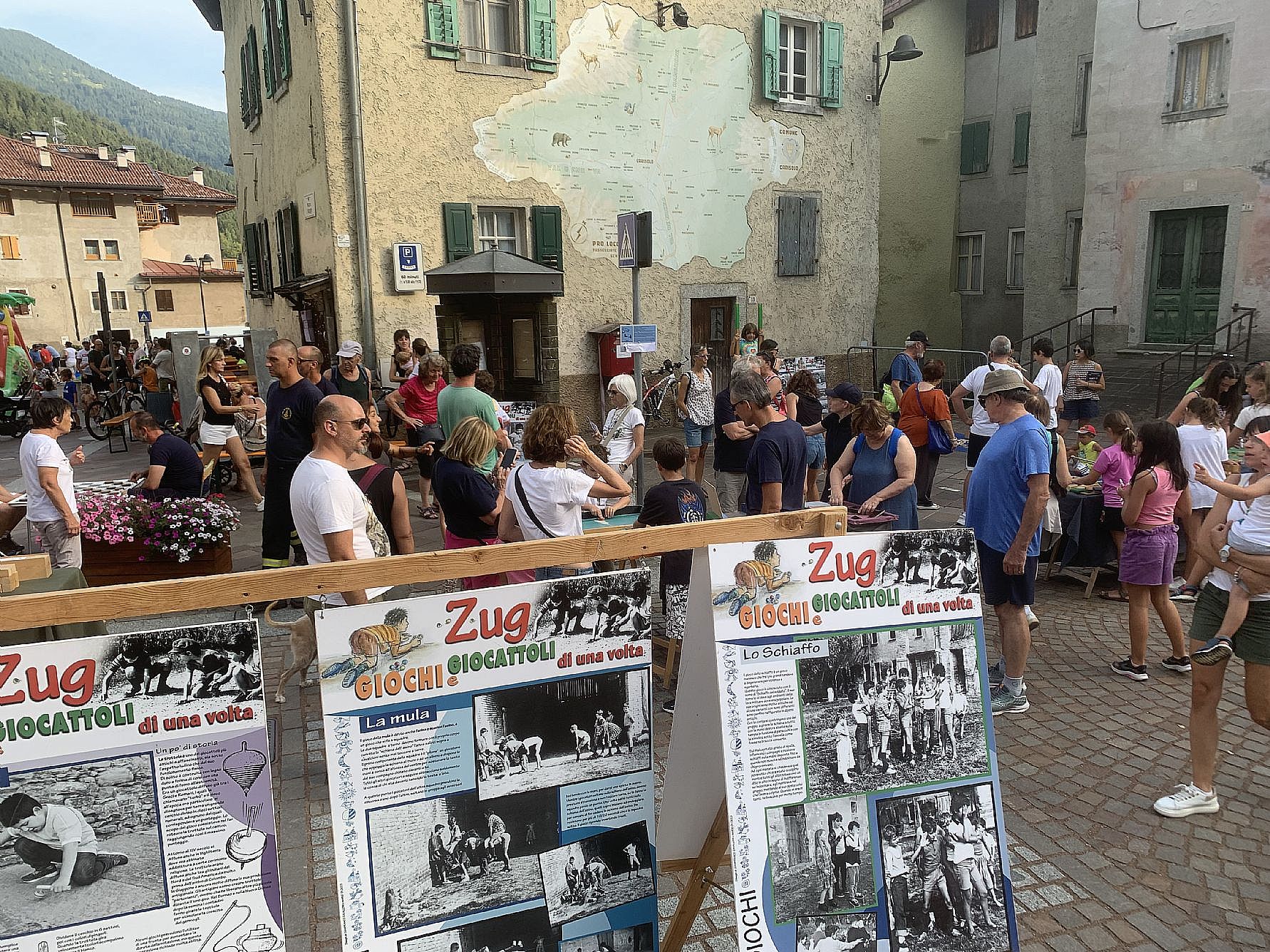 Giochi in legno per feste in Trentino